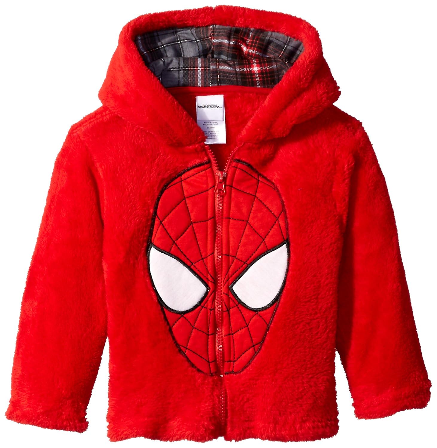 Marvel Boys Zip Up Spiderman Hoodie