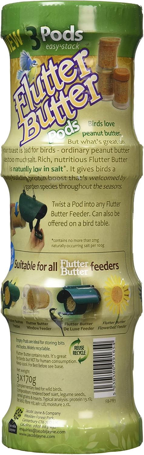Jacobi Jayne FB-PB6 Flutter Butter Buggy Pods, Pack of 6 x 170g – BigaMart