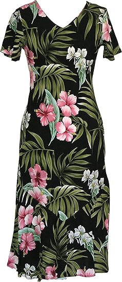 amazon plus size hawaiian dresses
