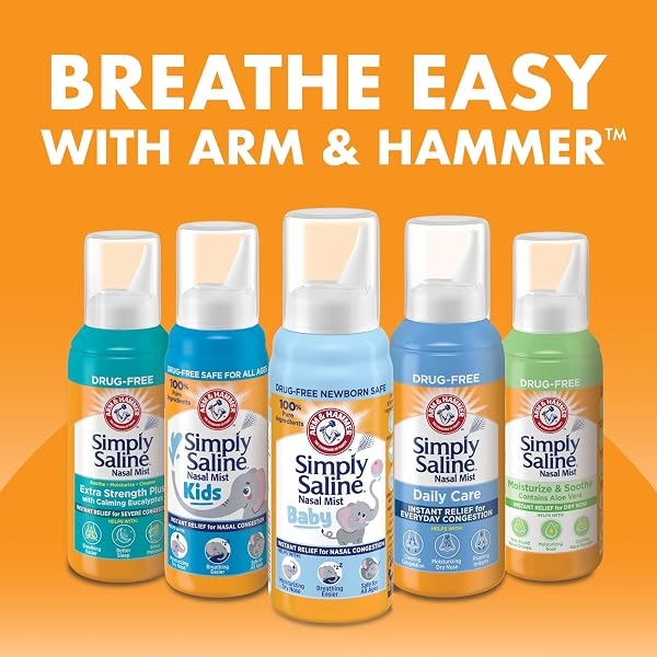 ARM & HAMMER SIMPLY SALINE EXTRA STRENGTH NASAL MIST, 4.6 OZ, 3-PACK