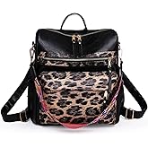 HGWSSY Women's Fashion Backpack Purse for Women Leather Multipurpose Design Ladies Shoulder Bag Travel bag Satchel Handbags