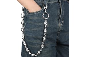 PINKPIN Wallet Chain Pants Chain Belt Chain Hip Hop Punk Jeans Chain Key Chain Goth Accessories for Women Men