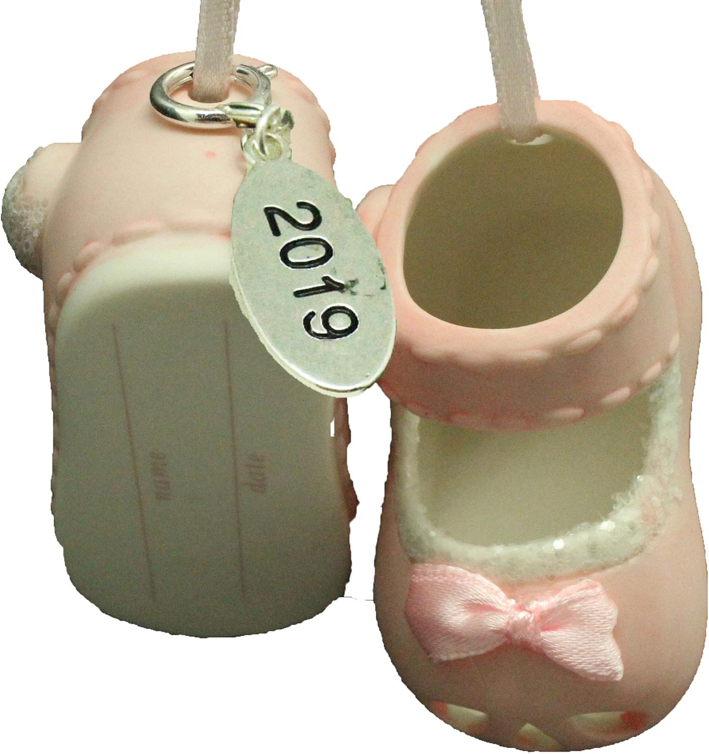 ceramic baby shoes ornament