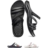 Joybees WLKSD.BLK.0500 Women's Lakeshore Sandal Solid Black/Black W5