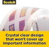 Scotch Box Lock Packaging Tape 3 Rolls 48 mm x 50 m Clear Strong Adhesive view 5