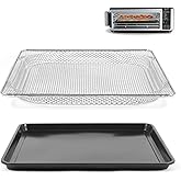 Ericair Oven Air Fryer Basket and Tray Compatible with Ninja SP100, SP101, SP1001C, SP201 Foodi Air Fry Oven, Air Fryer Accessories for Ninja Foodi 8-in-1 Air Fry Oven