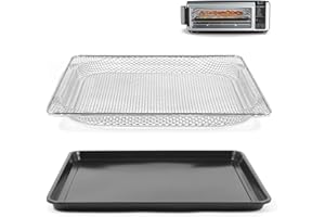 Ericair Oven Air Fryer Basket and Tray Compatible with Ninja SP100, SP101, SP1001C, SP201 Foodi Air Fry Oven, Air Fryer Accessories for Ninja Foodi 8-in-1 Air Fry Oven