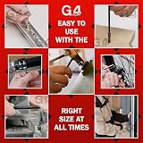 G4Gadget 14Pcs Hex Key Set Metric Imperial on Ring Durable Steel Wrench view 7