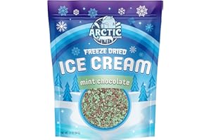 Arctic Farms Freeze Dried Ice Cream that Does Not Melt (Mini Bits) (Mint Chocolate, 1.9oz)
