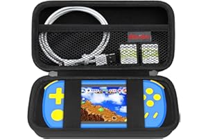 Elonbo Carrying Case Compatible with TEBIYOU Handheld Game Console for Kids Preloaded 218 Retro Video Games,Portable Gaming Player Travel Storage Cover Bag,Mini Arcade Electronic Toy Organizer Holder