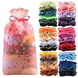 SEVEN STYLE 36 Pcs Velvet Hair Scrunchies, 36