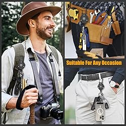 Oaridey Magnetic Retractable Keychain, Heavy Duty