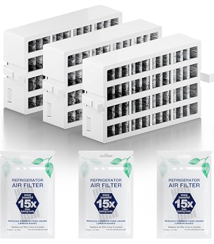 Filtro Acqua EDR2RXD1 – Ricambio Compatibile Con W10413645, Kenmore 46-9082, 9082, 46-9903 – Confezione 3 Pezzi + Adesivi Mensili