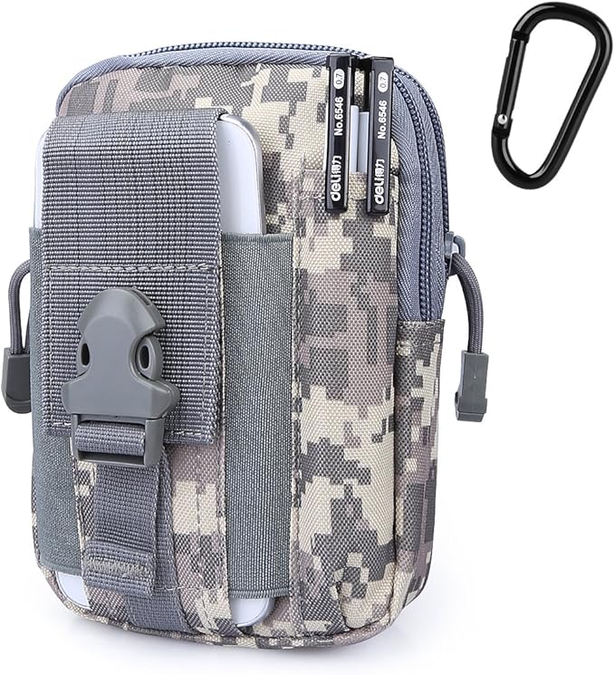 G4Free Tactical Waist Bag Compact Utility Gadget Waist Pack Molle EDC Pouch CCW Fanny Pack with