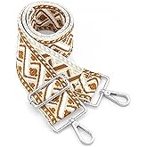 Silvery Purse Straps Replacement Crossbody - Guitar Strap for Purse Crossbody