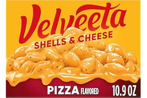 Velveeta Pizza Flavored Shells & Cheese with Shell Pasta, Cheese Sauce and Seasoning, 10.9 oz Box