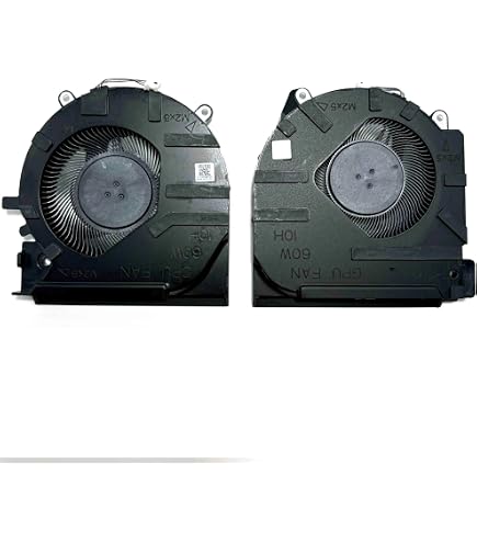 Ventilateur De Refroidissement CPU+GPU Pour HP VICTUS 16 - Modèles 16-E, 16-D, 16-e0011ns (Carte Graphique 3050 Uniquement) - 8
