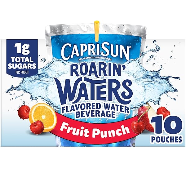 CAPRI SUN ROARIN’ WATERS FRUIT PUNCH FLAVORED WITH...
