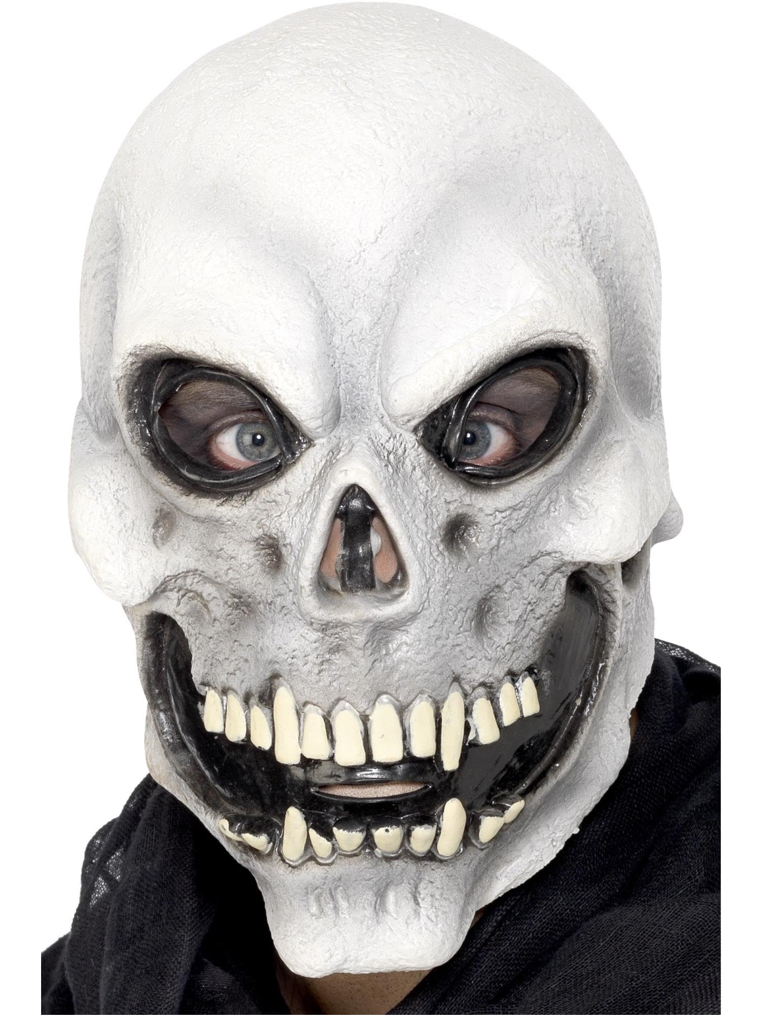 Smiffys Skull Overhead Mask, White , Halloween Fancy Dress Accessory, Halloween Fancy Dress Accessories Dress Up Masks