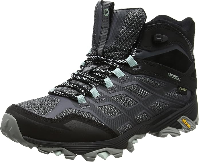 Merrell Women's Moab FST Mid Goretex High Rise Hiking Boots Amazon.co