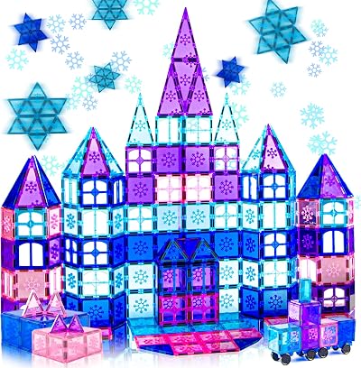 Xekel Magnetic Tiles 100 PCS Frozen Building Blocks Kid Toys