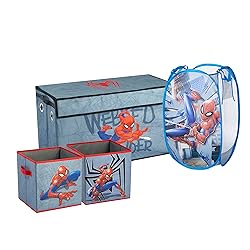 Marvel Spiderman 4 Piece Collapsible Storage