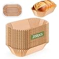 tchrules 200 Pcs Loaf Pan Liners for Baking Bread, Non-Stick,9x5 Inch | Easy to Release, Durabled Food-safe Materials Bread P