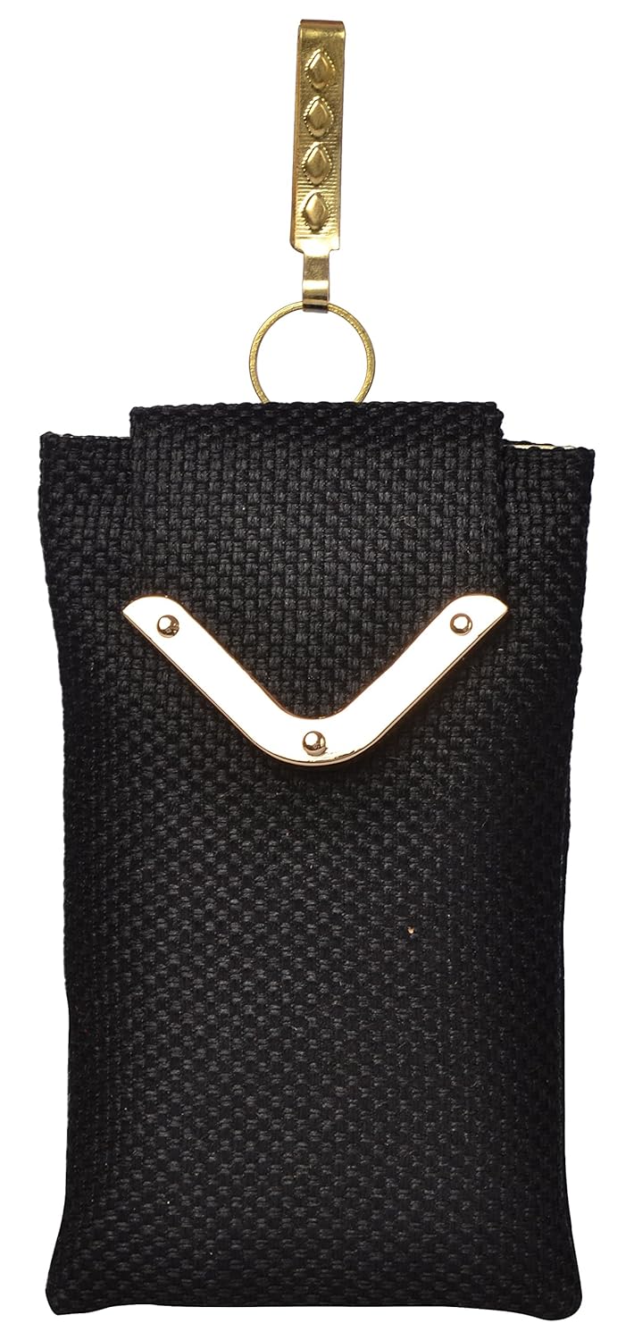 tbh women's mobile potli (black)