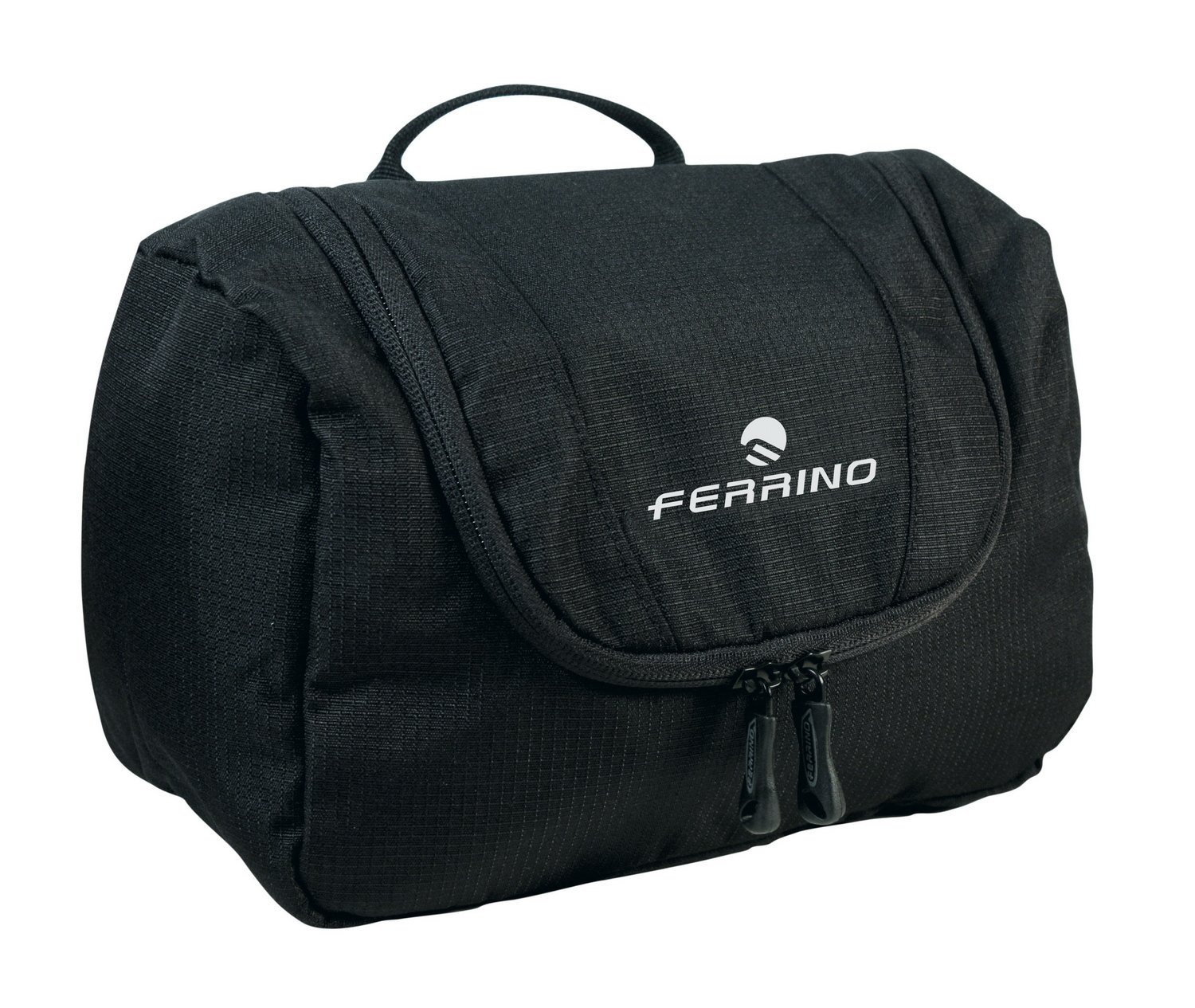 Ferrino Cosmetic Necessaire Travel Dufflebag, Black, 23 x 12 x 15 cm