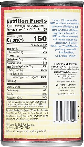 B&M BAKED BEANS, ORIGINAL FLAVOR, 28 OUNCE, PACK OF 1