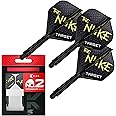 TARGET Darts Luke Littler K Flex Flights and Shaft System, No.2/No.6 | Pack of 3 Kflex All in One Flights, Player Edition Darts Accessories | K-Flex Dart Stem Short/Intermediate/Medium