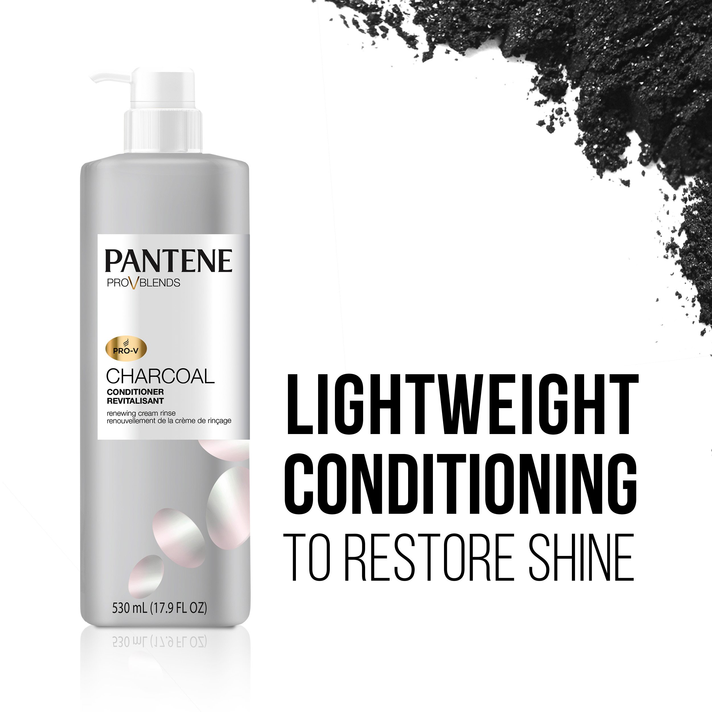 Pantene, Sulfate Free Conditioner, With Activated Charcoal, ProV