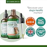 Canine Life Co. Hemp Oil For Dogs 60ml 60000mg Calming Joint Skin UK view 3