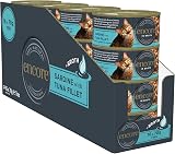 Encore 100 Percent Natural Wet Cat Food Sardines with Tuna 70g Tin Pack of 16