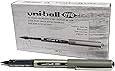 Uni-ball Eye UB157 Rollerball Pen Fine 0.7mm Tip 0.5mm Line Black Ref UB157BLK [Pack 12]