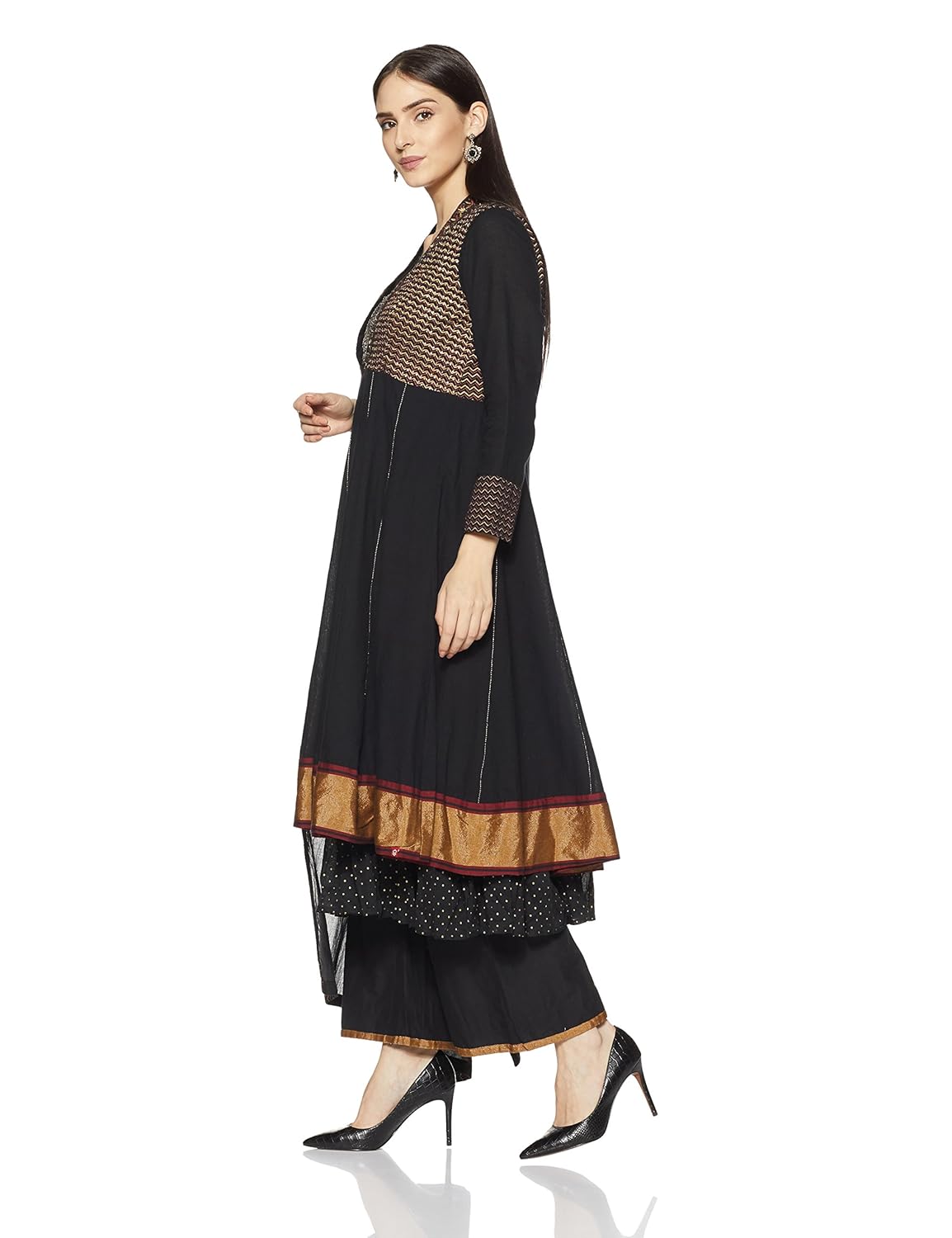 biba women's anarkali salwar suit