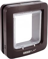 SureFlap Microchip Pet Door for Cats and Small Dogs Brown view 1