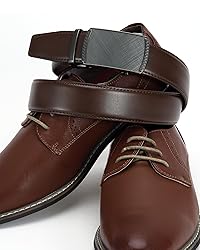 CHAOREN Mens Belt Leather Ratchet Belt