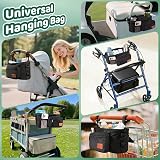 Guiseapue Pram Organiser Bag with Cup Holder Large Capacity view 5