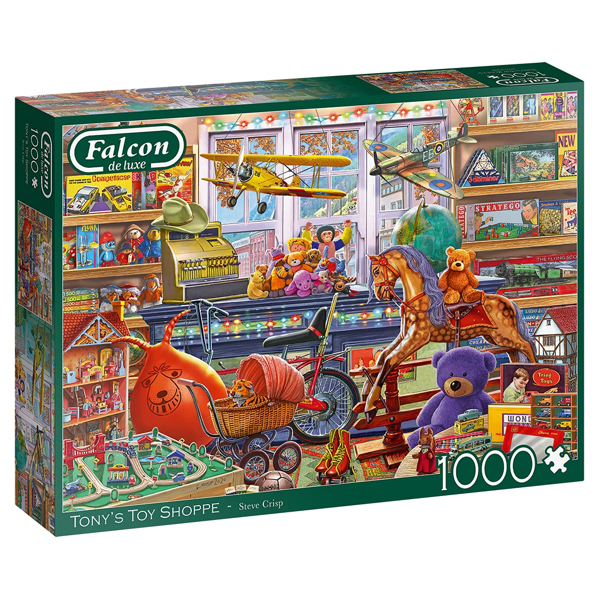 Jumbo, Falcon de luxe - Tony's Toy Shop, Jigsaw Puzzles for Adults, 1,000 piece