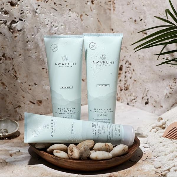 AWAPUHI WILD GINGER BY PAUL MITCHELL INTENSIVE TREATMENT, REBUILDS + REPAIRS, FOR DRY, DAMAGED + COLOR-TREATED HAIR, 5.1 FL. OZ.