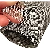 304 Stainless Steel Wire Mesh Screen, 15.7 X 59 Inches, 1mm Hole 20 Mesh | No Rust and Sturdy, Easy to Cut, Heat-Resisting Metal Mesh for Vent, Window Screen Mesh, Cage, Filter Mesh, DIY Projects, etc