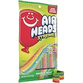 Airheads Xtremes Belts Candy, Rainbow Berry, 4.5 Ounces (12-Pack) | Individually Wrapped Bulk Chewy Candy, Artificially Flavored