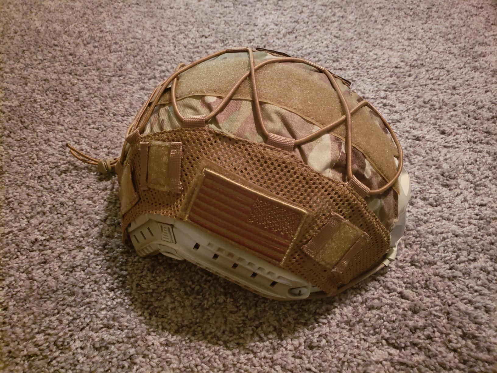 OneTigris Multicam Helmet Cover - No Helmet (ZKB06 For Ballistic Fast Helmet In