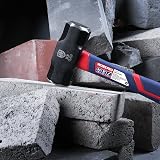 WORKPRO Club Hammer 3.0lb Fibreglass Handle Forged Steel Head 1680g 310mm view 7