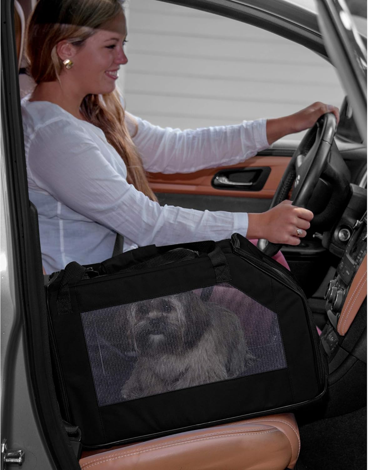 Pet Gear Signature Pet Car Seat & Carrier for Cats and Dogs up to 20-pounds, Aqua : Automotive Pet Safety Products : Pet Supplies