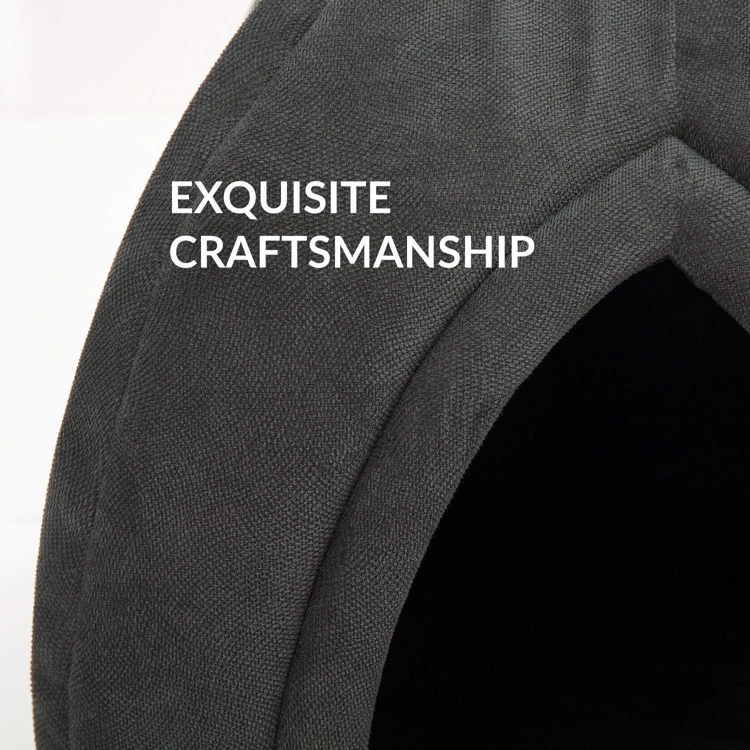Bedsure Pet Tent Cave Bed for Cats/Small Dogs - 15x15x15 inches 2-in-1 Cat Tent/Kitten Bed/Cat Hut with Removable Washable Cushioned Pillow - Microfiber Indoor Outdoor Pet Beds, Dark Grey : Pet Supplies