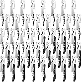 Honoson 40 Pcs Wine Key Opener Corkscrew Bottle Wine Opener Waiter Metal Heavy Beer Corkscrew Serrated Foil Cutter Key for Home Restaurants Bars Waiter Bartenders (Black,White)