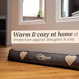 Praknu Draft Excluder Door Window 90cm Heavy Washable No Drill Heating Bill view 2