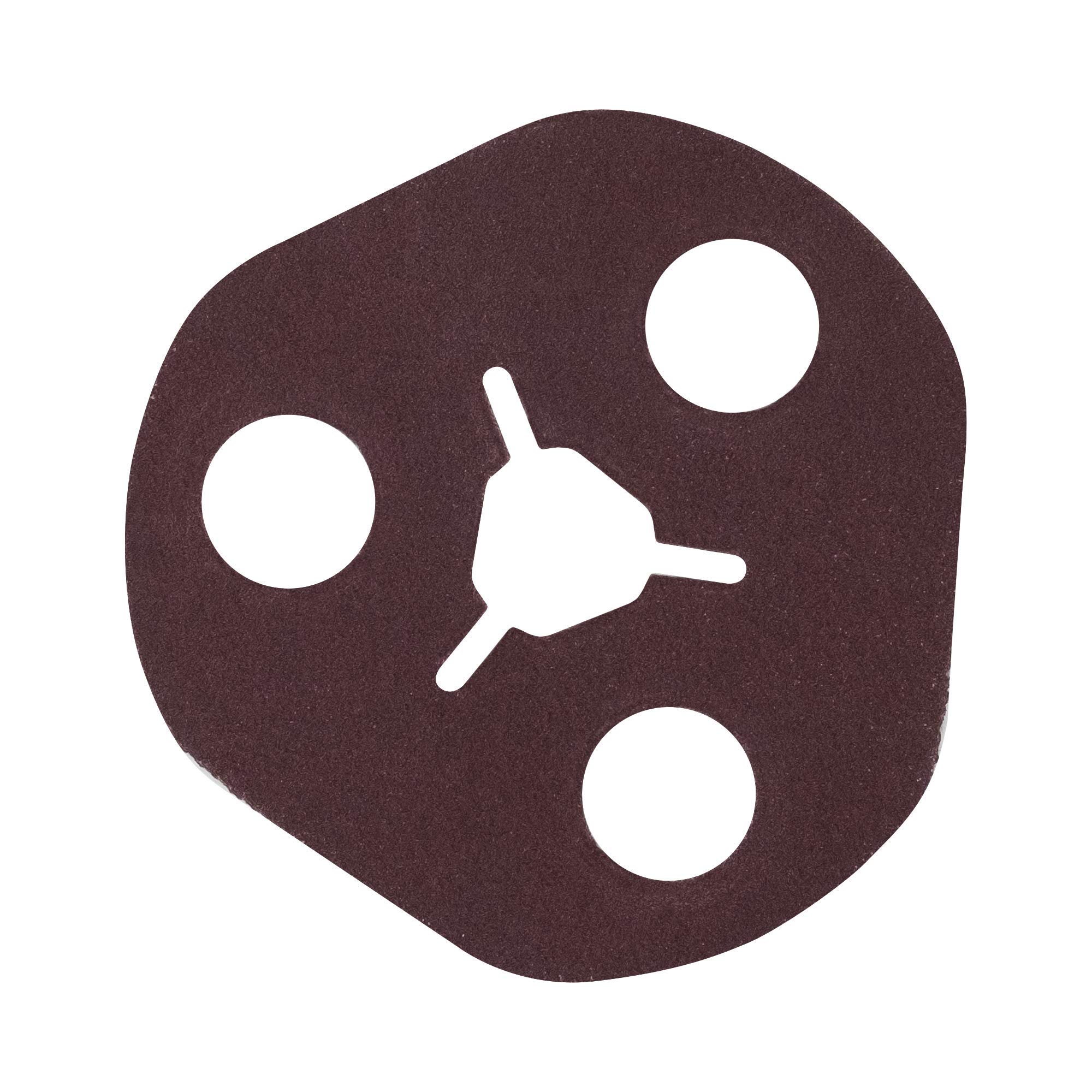 Norton Set of 3 Fibre Avos Discs (Corundum) Diameter 115 mm Grain 120